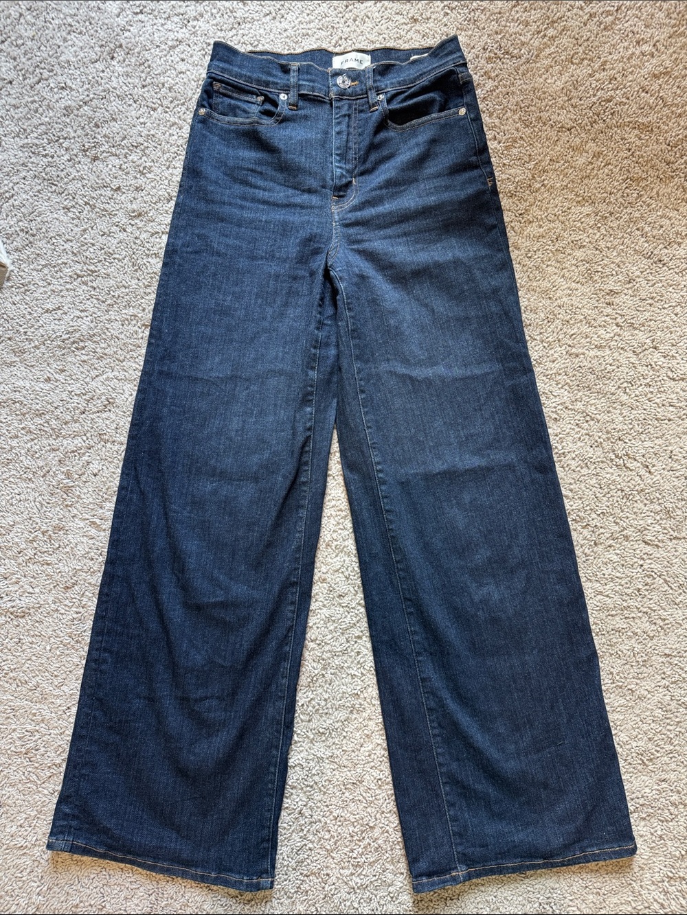 Frame Le Slim Palazzo Denim Jeans Size 27